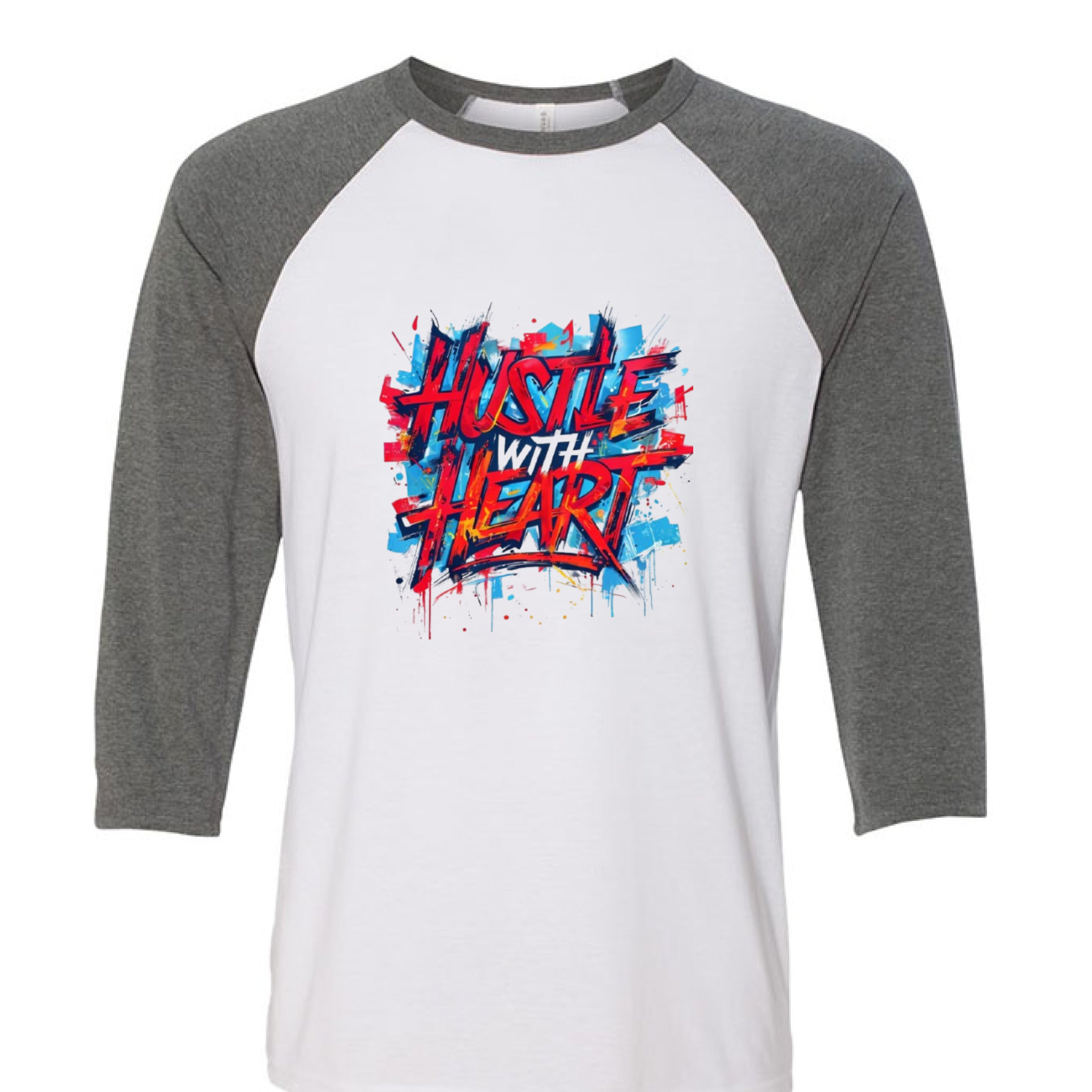 WHITE/ DEEP HTHR - FRONT